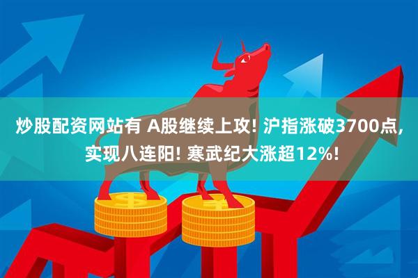 炒股配资网站有 A股继续上攻! 沪指涨破3700点, 实现八连阳! 寒武纪大涨超12%!